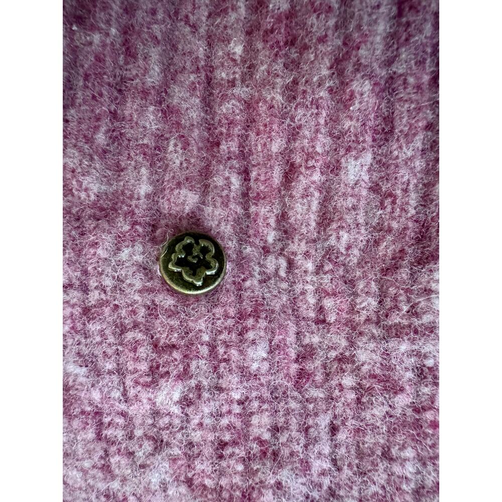 Ted Baker Cchloe Wool Blend Turtleneck Sweater Pink "Shrunk" Size 4 Women Small - Picture 5 of 8